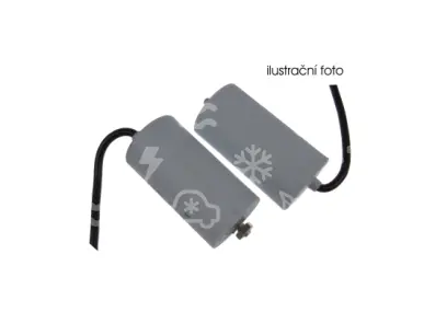 kondenzátor SC1161, 25 uF, 450 V, d = 40x95 mm, (kabel + šroub)